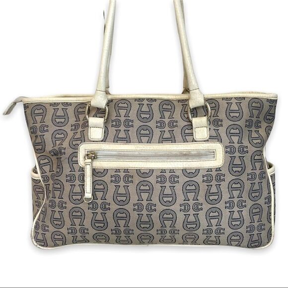 Etienne Aigner Monogram Tote Bag - Picture 7 of 13